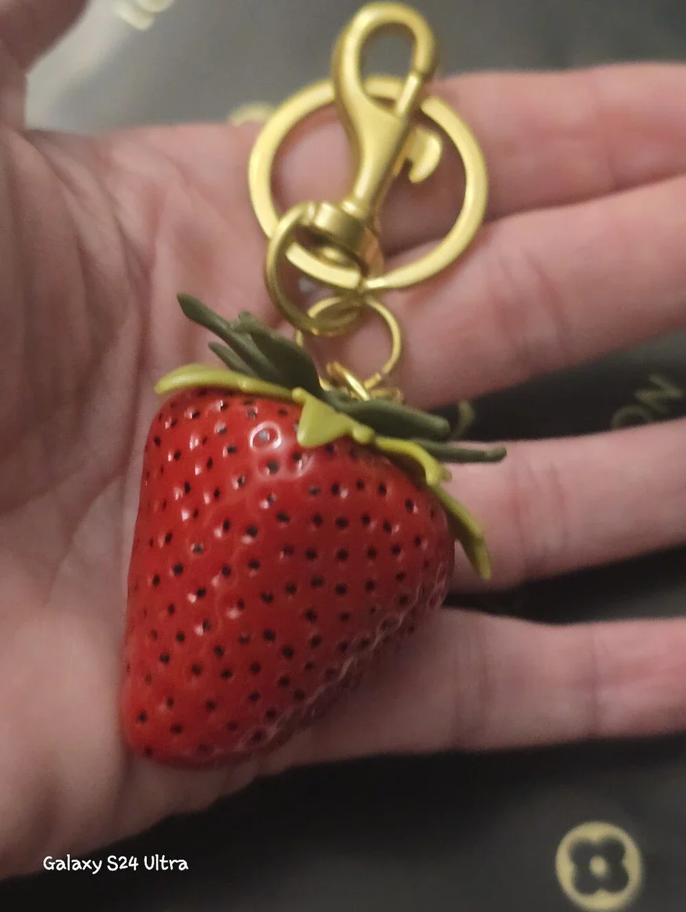 Strawberry 🍓 Bag Charm/ Keychain NEW